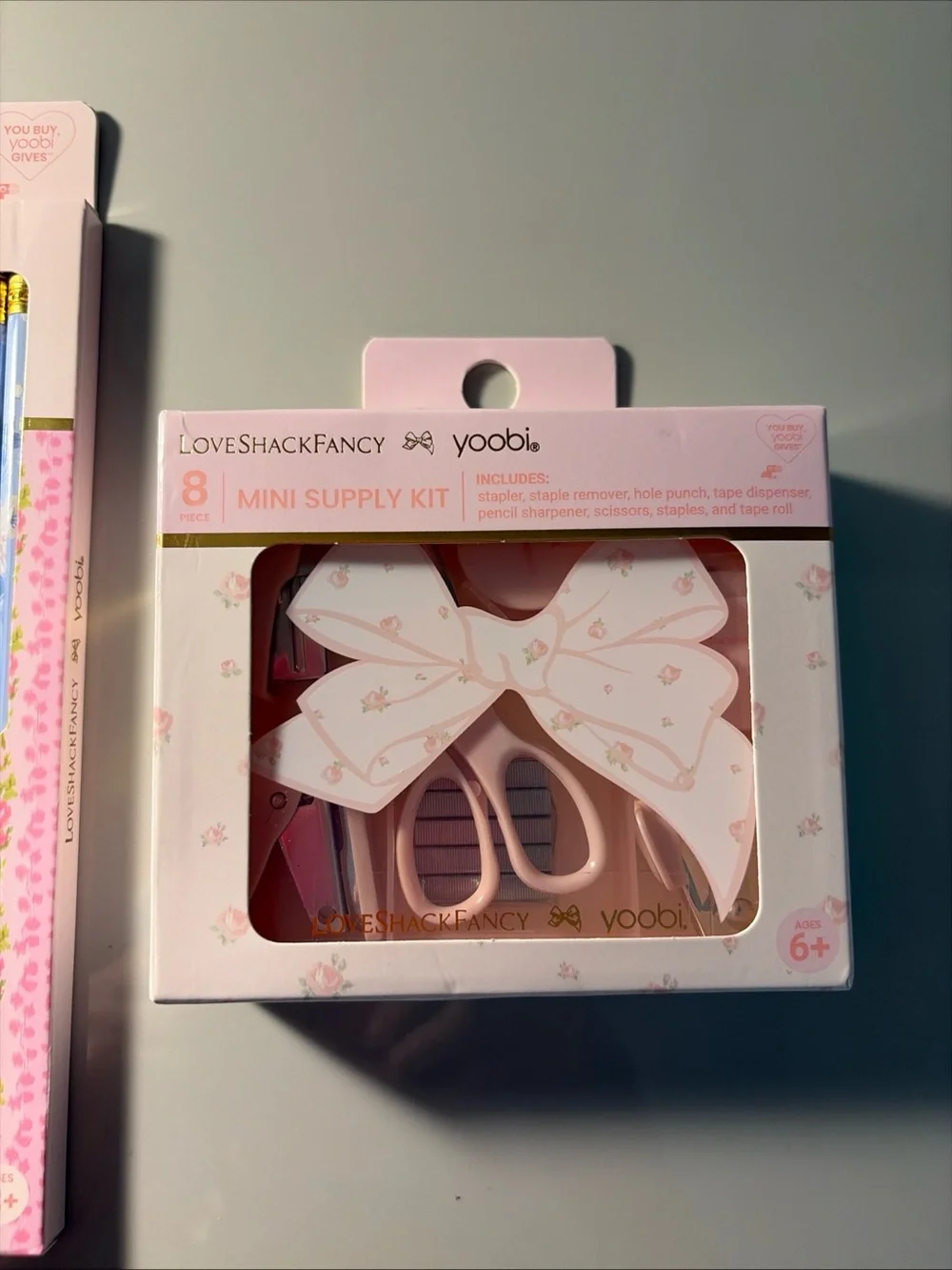 New LoveShackFancy x Target Yoobi Heirloom Ditsy Mini Supply Kit 9 pieces